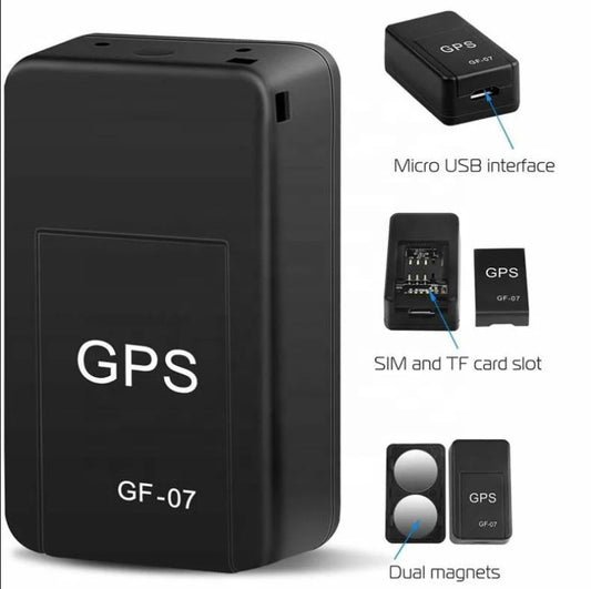 Mini Magnetic GPS Tracker Device | Real-Time Vehicle Locator | Portable GF-07 Anti-Theft Tracker